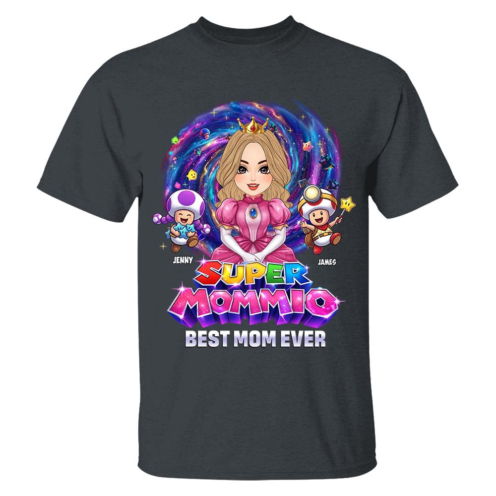 Super Mommio Best Mom Ever Custom Shirt, Gift For Mom, Mother's Day L0411 Hv01