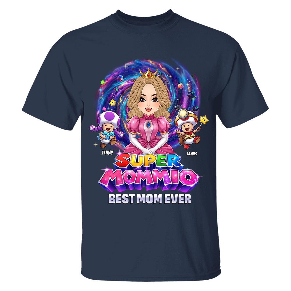 Super Mommio Best Mom Ever Custom Shirt, Gift For Mom, Mother's Day L0411 Hv01