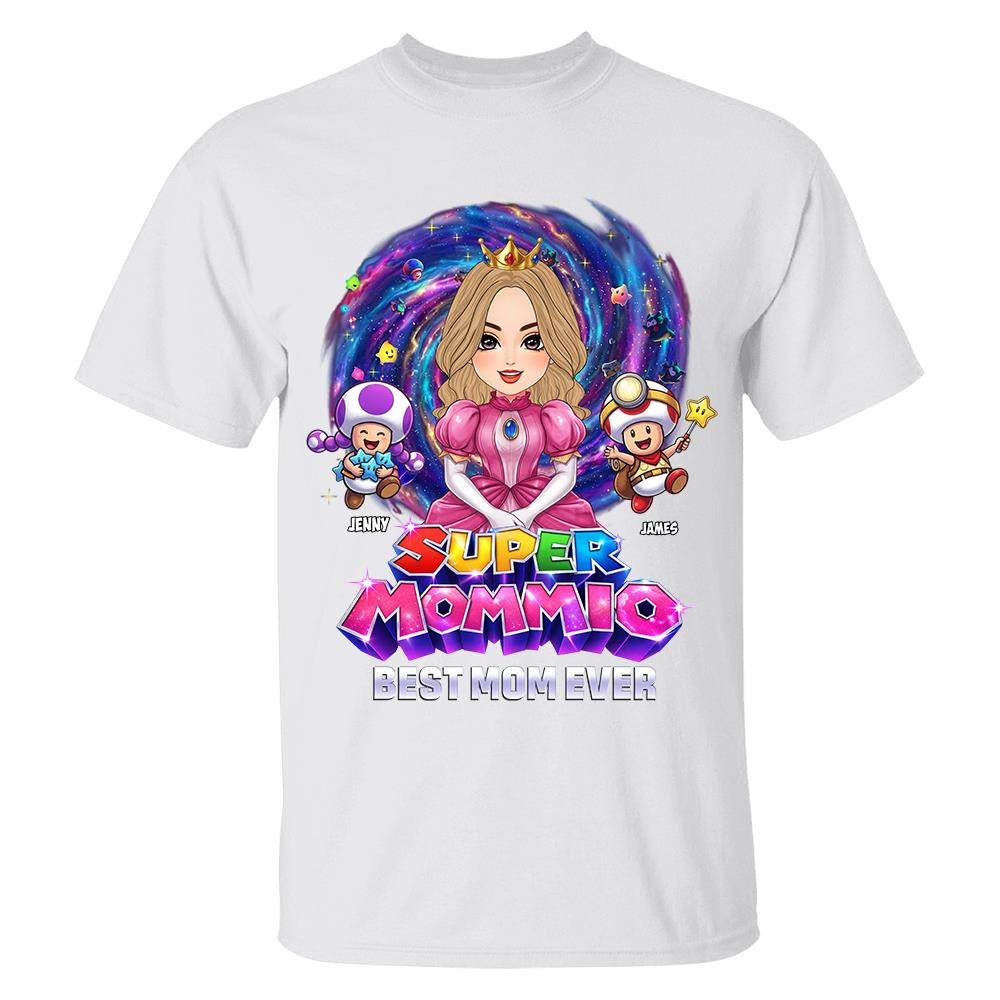 Super Mommio Best Mom Ever Custom Shirt, Gift For Mom, Mother's Day L0411 Hv01