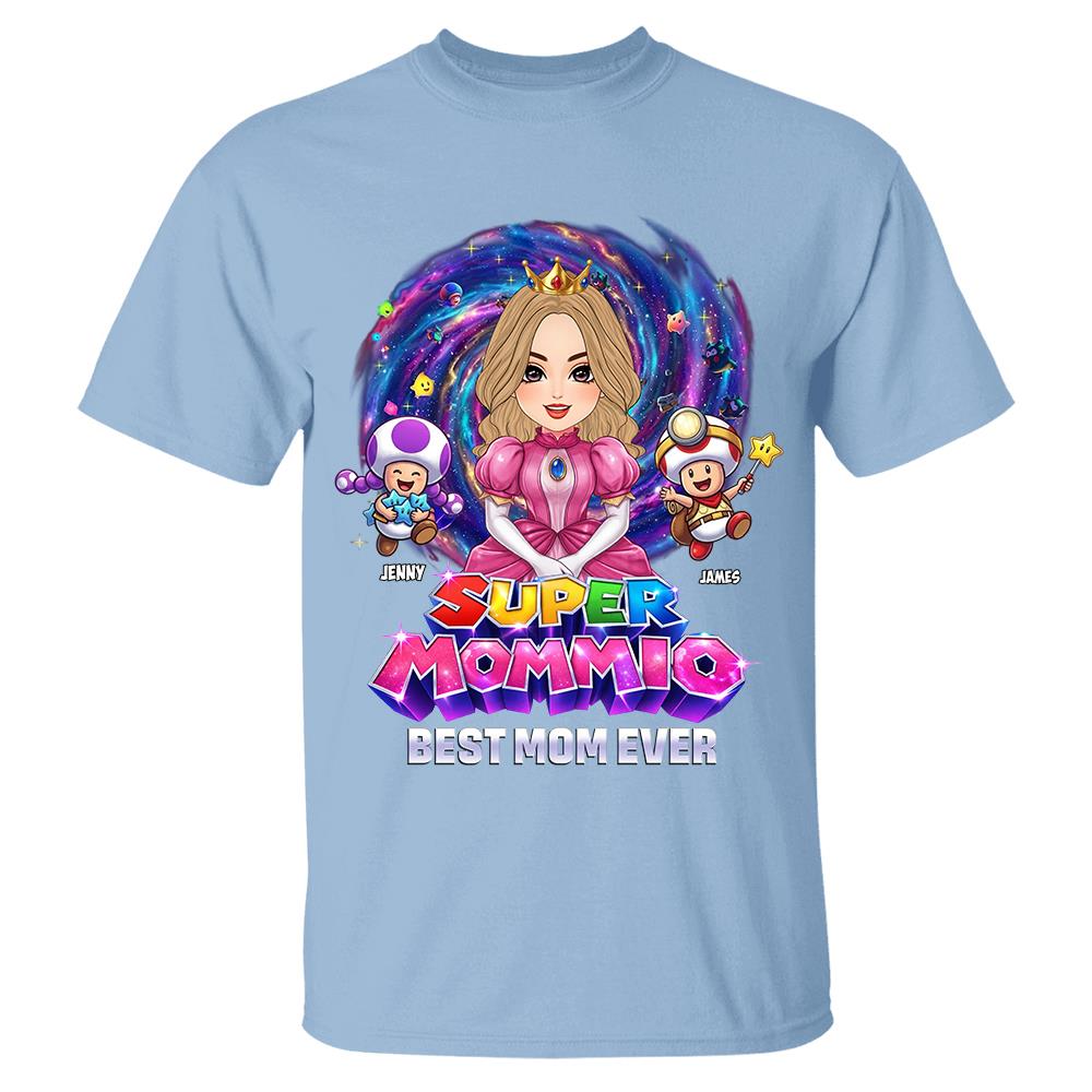 Super Mommio Best Mom Ever Custom Shirt, Gift For Mom, Mother's Day L0411 Hv01