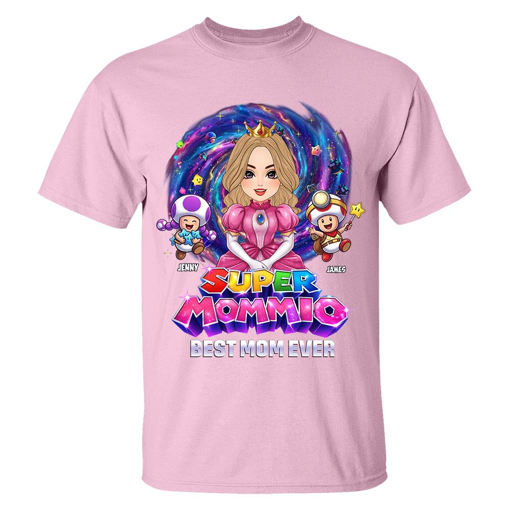 Super Mommio Best Mom Ever Custom Shirt, Gift For Mom, Mother's Day L0411 Hv01