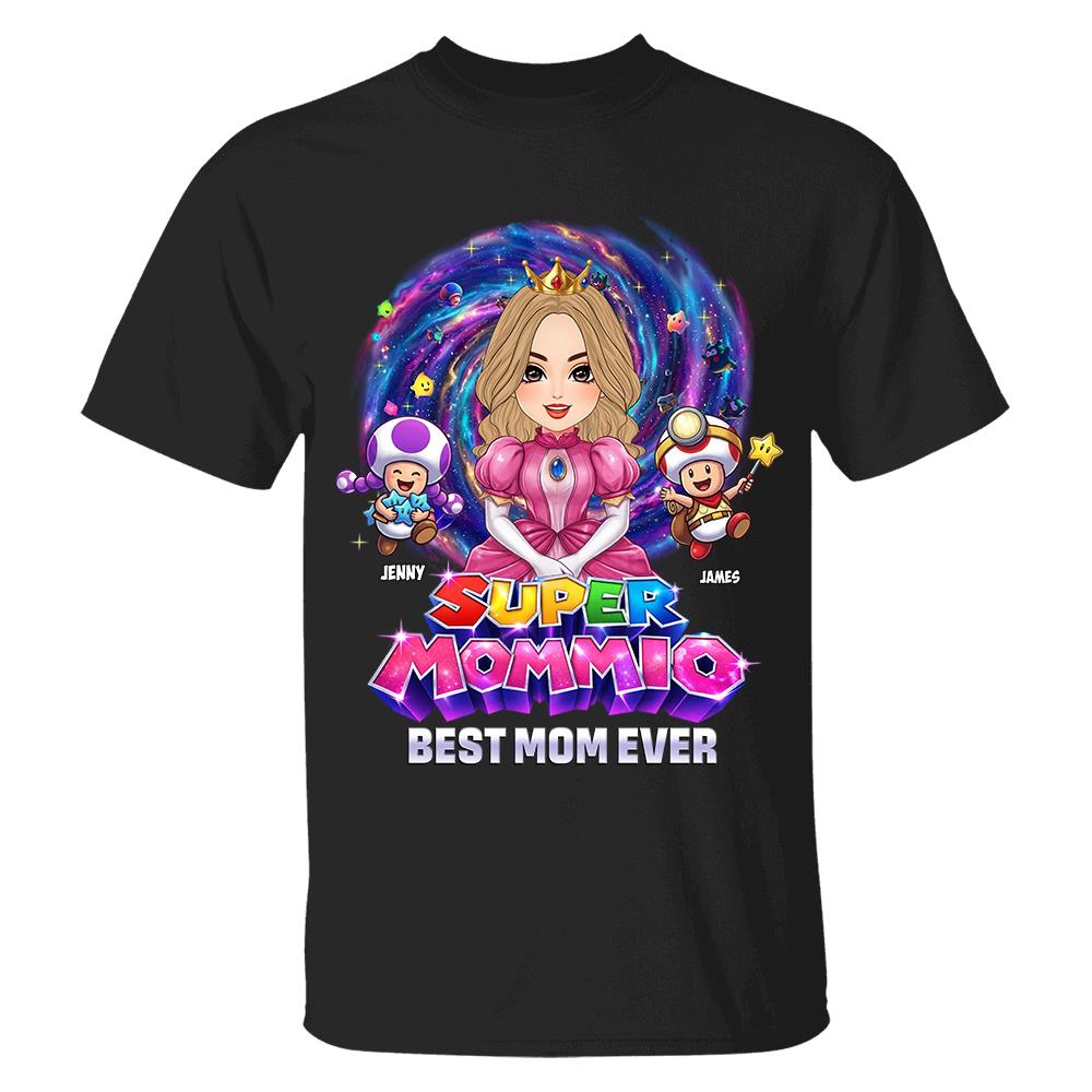 Super Mommio Best Mom Ever Custom Shirt, Gift For Mom, Mother's Day L0411 Hv01