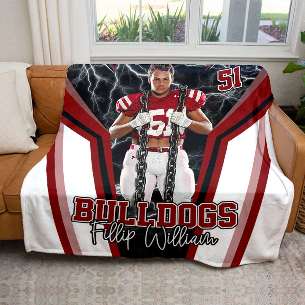 I Will Always Be Your Biggest Fan Personalized Football Blanket For Football Mom Grandma Sport Family A2110 Pt99