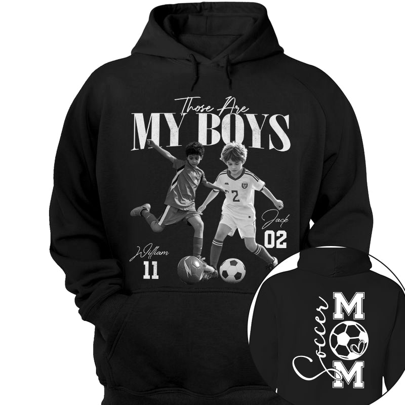 Those Are My Boys – Custom Soccer Shirts with Team Name & Numbers, Retro Washed Tee Na02 Pt99