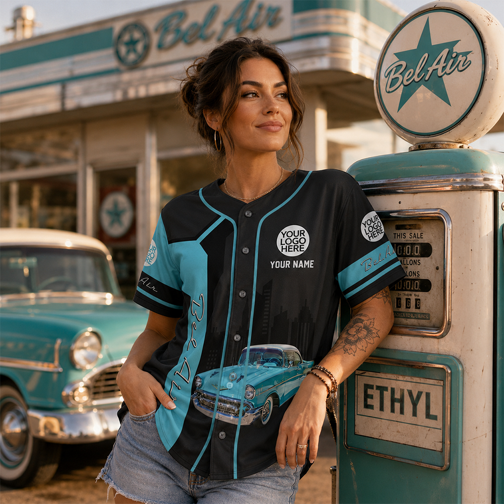 This Is How I Roll - Personalized Classic Car Photo Baseball Jersey A2110 Hv01
