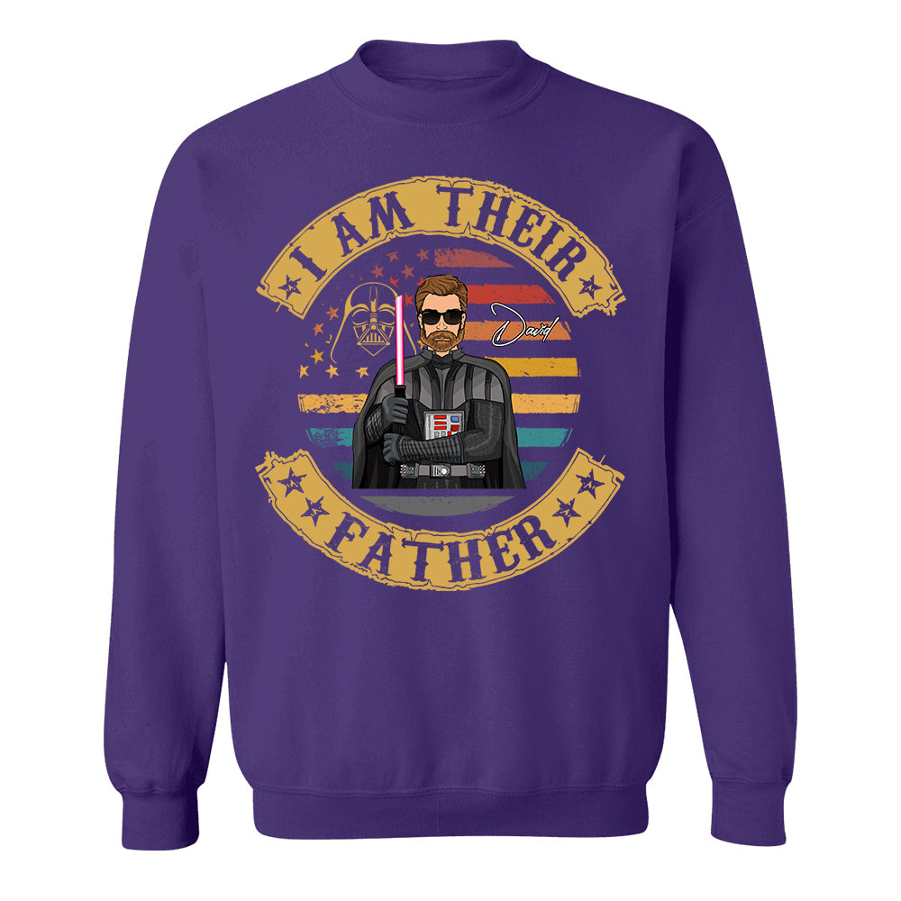 I Am Their Father - Personalized Shirt Custom Nickname Gift For Dad T1807 Hv01