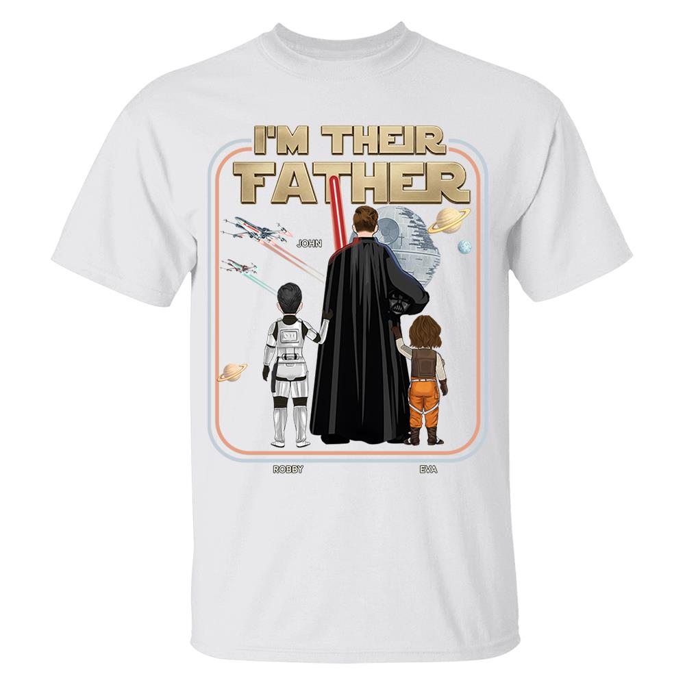 I'm Their Father - Personalized Shirt For Dad - Custom Gift For Father's Day A2110 Nh00