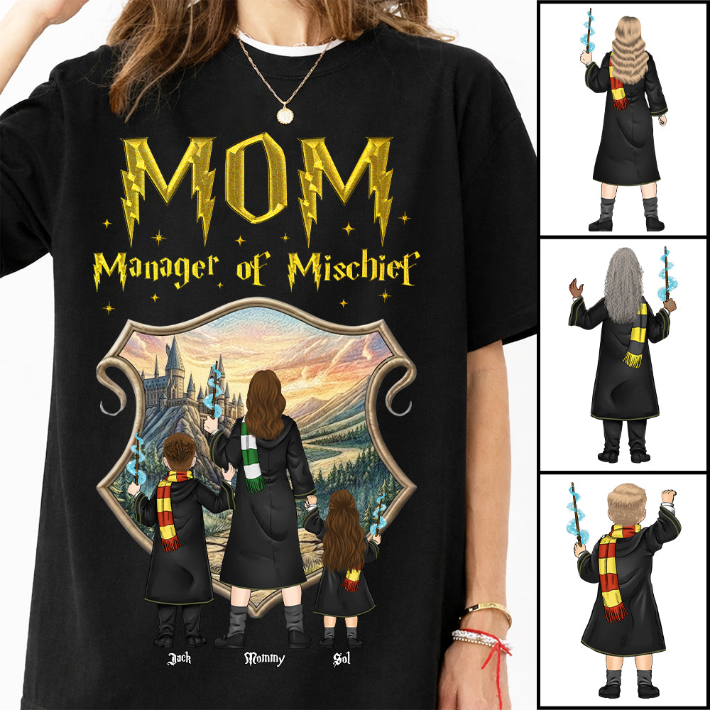 Customized Manager Of Mischief Mom Shirt, Gift For Mother's Day L0411Sweatshirt