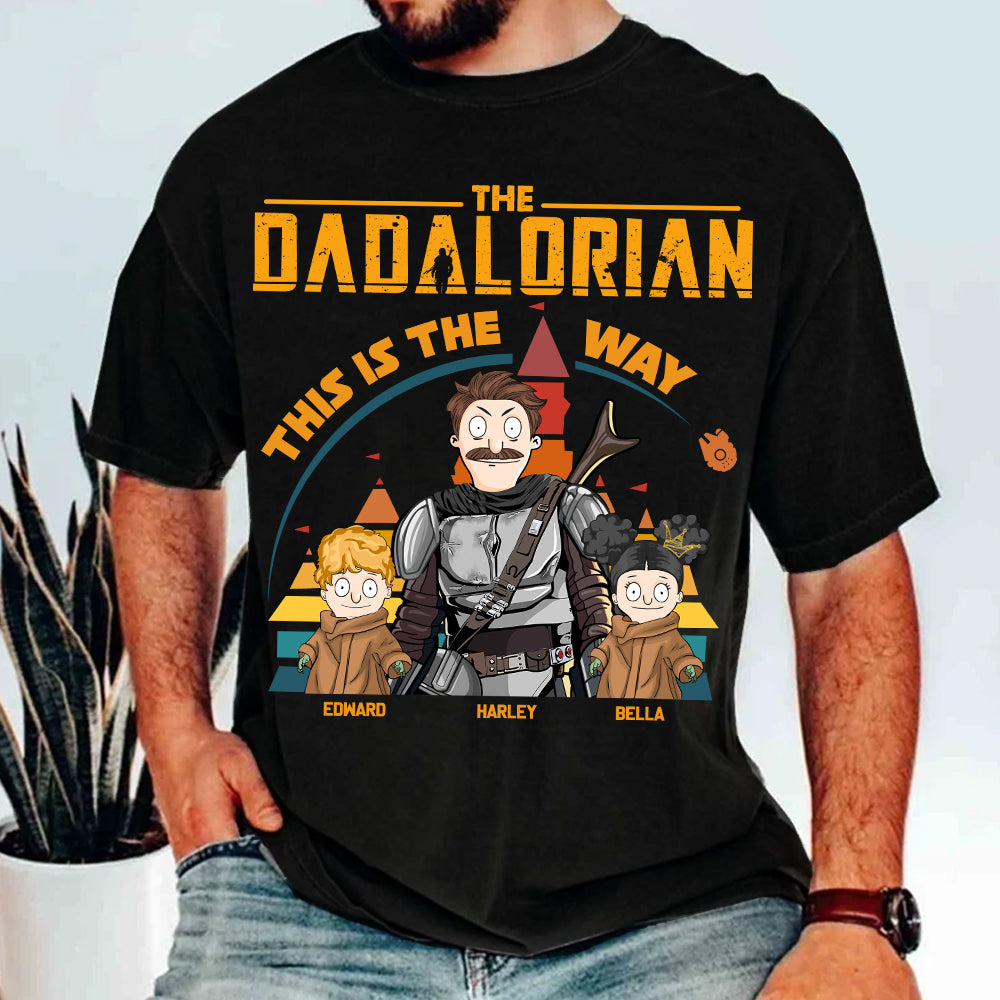 The Dadalorian This Is The Way - Personalized Shirt For Dad New Vr2 Nh00