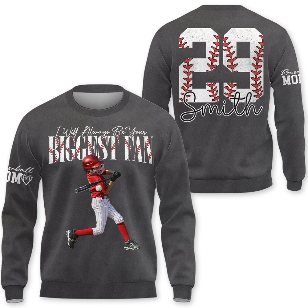 I'll Always Be Your Biggest Fan - Personalized Shirt For Baseball Lovers