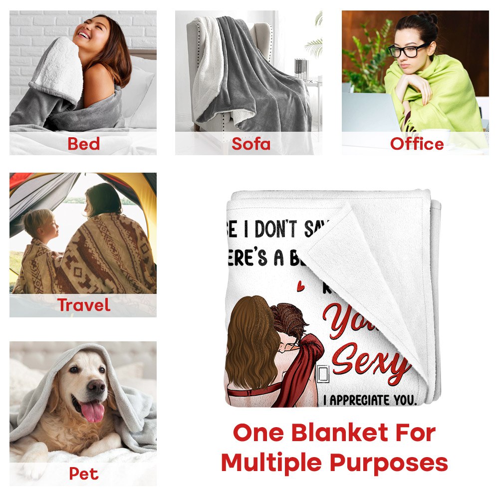 In Case I Don't Say It Enough Couples - Gift For Couples - Personalized Blanket Na02 Li29