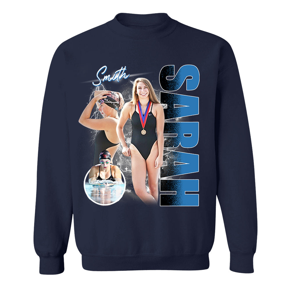 Custom Photo Swimmer Shirt - Gift for Swimming Lovers A2110 Pt99