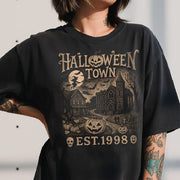 Halloweentown Est 1998 Vintage 90s Bleach Style Shirts Li29