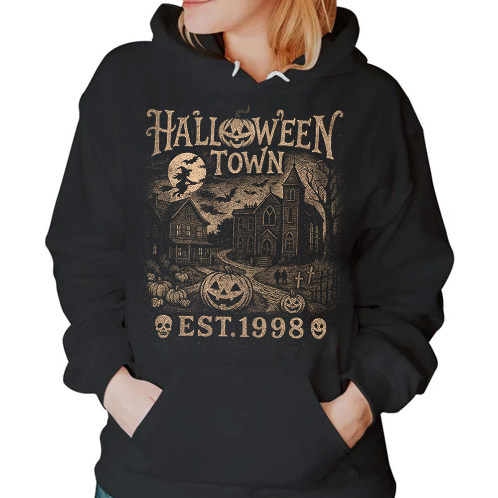 Halloweentown Est 1998 Vintage 90s Bleach Style Shirts Li29