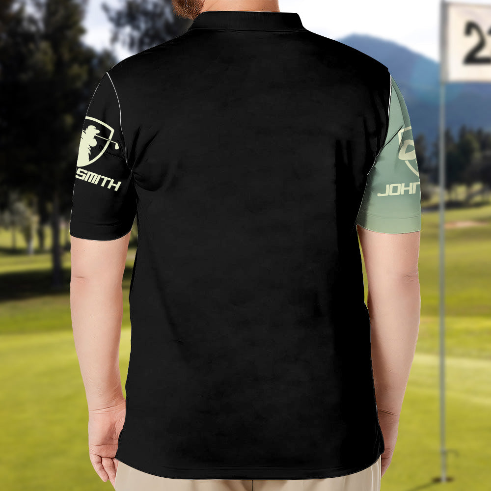 I'D Tap That, Personalized The Golf Father Polo Shirt with Photo, Gift for Golf Player, Golf Lover A2110 Nh00