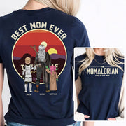 The Mamalorian This Is The Way - Personalized Tatooine Sunset Background Shirt Gift For Mom Pt99