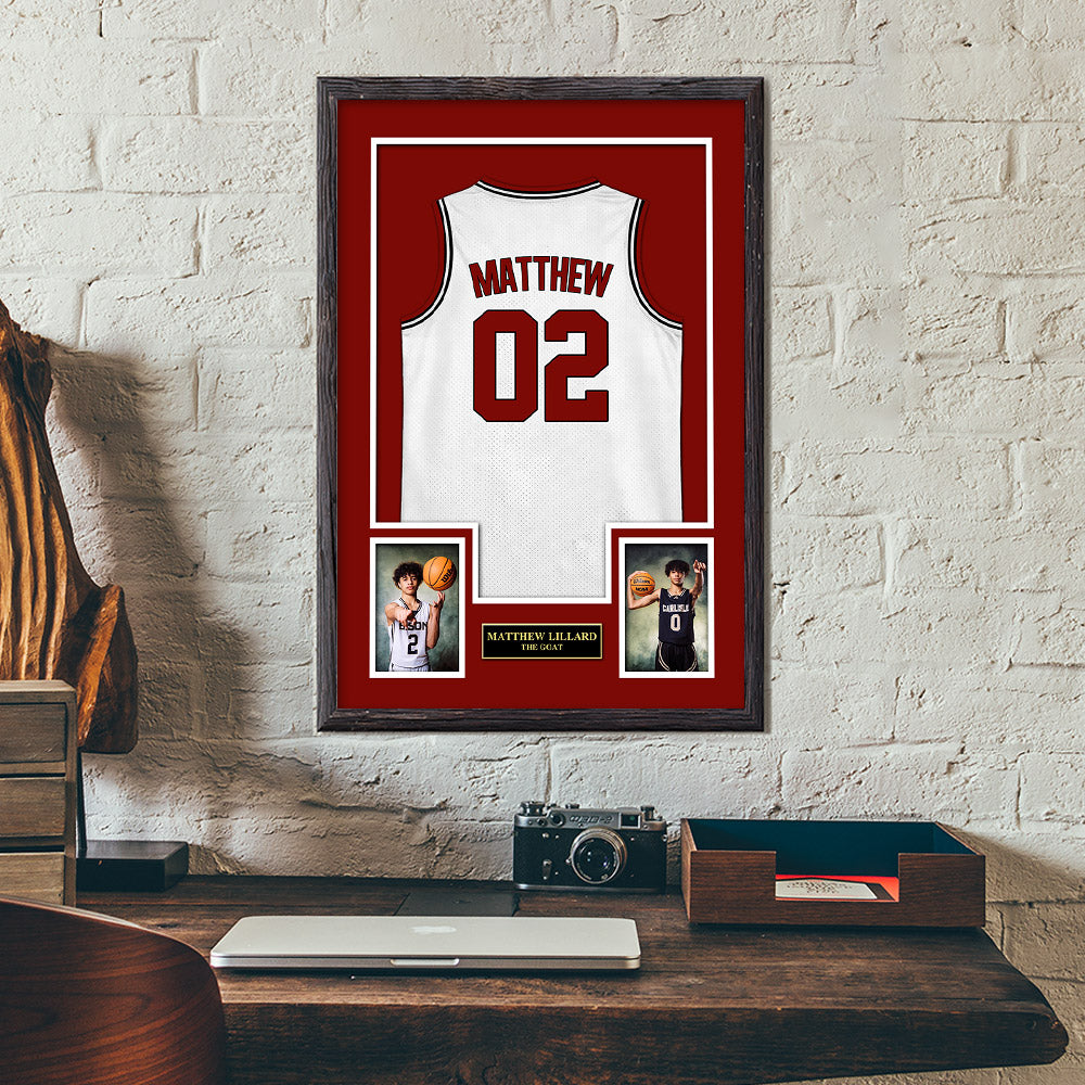 Custom Poster Canvas Basketball Jersey For Basketball Lovers, Custom Canvas Print For Basketball Players Pt99