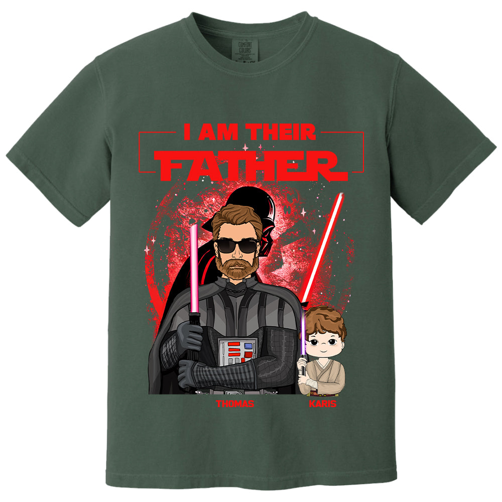 Retro I Am Their Father Custom Shirt For Dad - Father's Day Gift Tu20