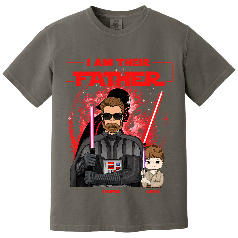 Retro I Am Their Father Custom Shirt For Dad - Father's Day Gift Tu20