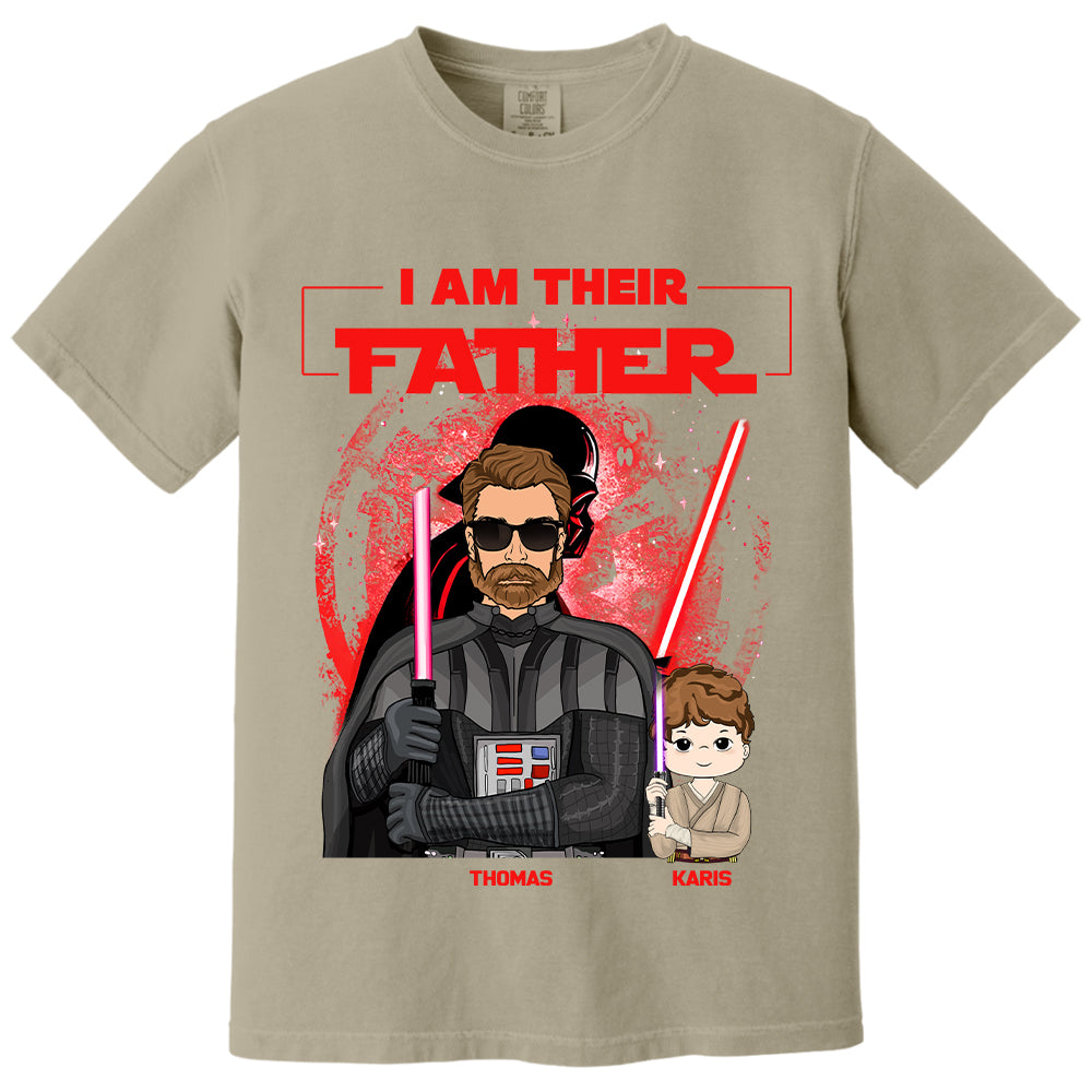 Retro I Am Their Father Custom Shirt For Dad - Father's Day Gift Tu20