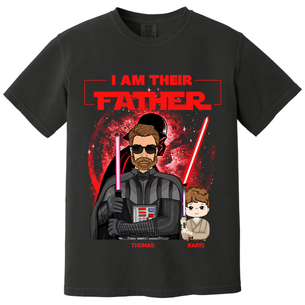 Retro I Am Their Father Custom Shirt For Dad - Father's Day Gift Tu20