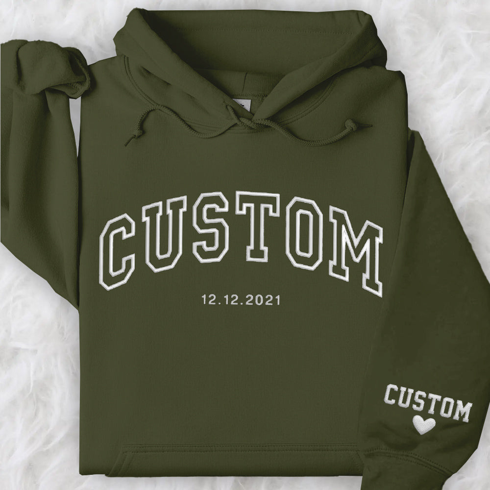 Custom embroidered sweatshirts near me hotsell