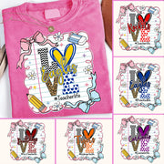 Presonalized Shirt Love Mascot School, School Spirit Custom Hashtags Shirt T1807 Tm01