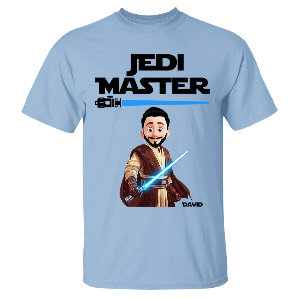 Jedi Master Young Padawan - Personalized Matching Shirts For Dad and Children Nh00
