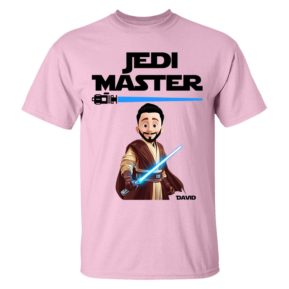 Jedi Master Young Padawan - Personalized Matching Shirts For Dad and Children Nh00