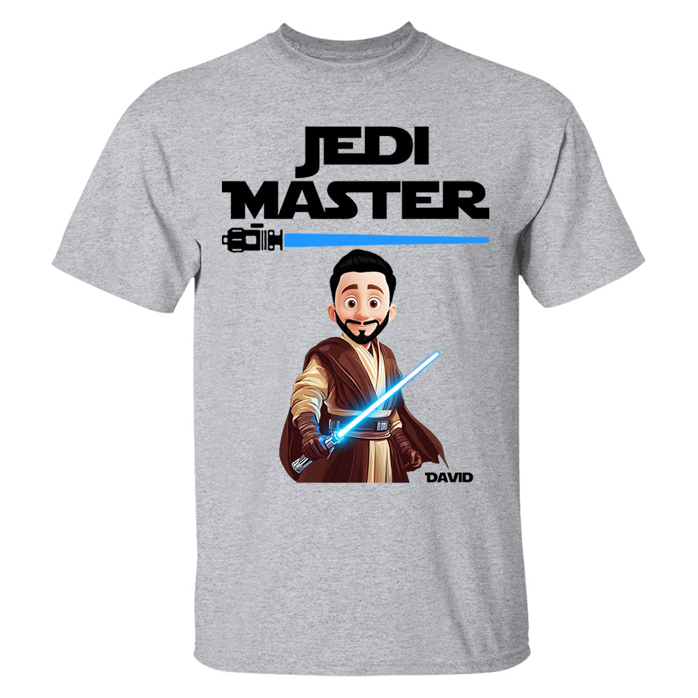 Jedi Master Young Padawan - Personalized Matching Shirts For Dad and Children Nh00