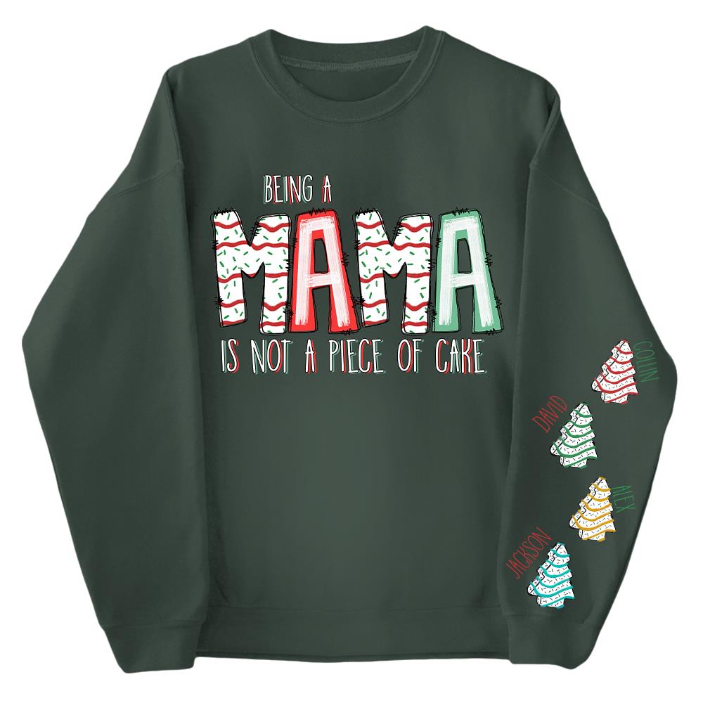 Personalized Being A Nana Is Not A Piece Of Cake Shirt For Grandma Nh00