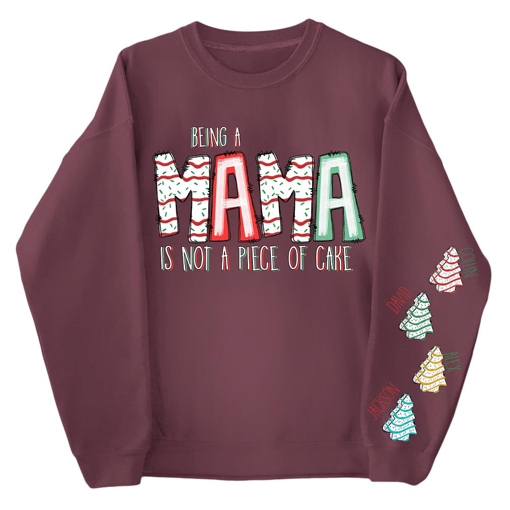 Personalized Being A Nana Is Not A Piece Of Cake Shirt For Grandma Nh00