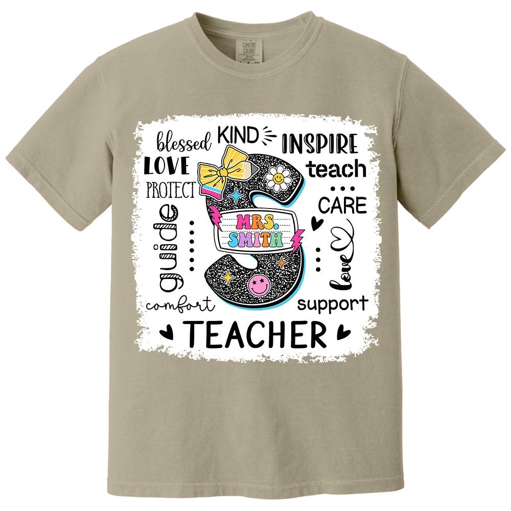 Custom Name T-Shirt Teacher, Appreciation Gift, Back To School Shirt A2110 Do99