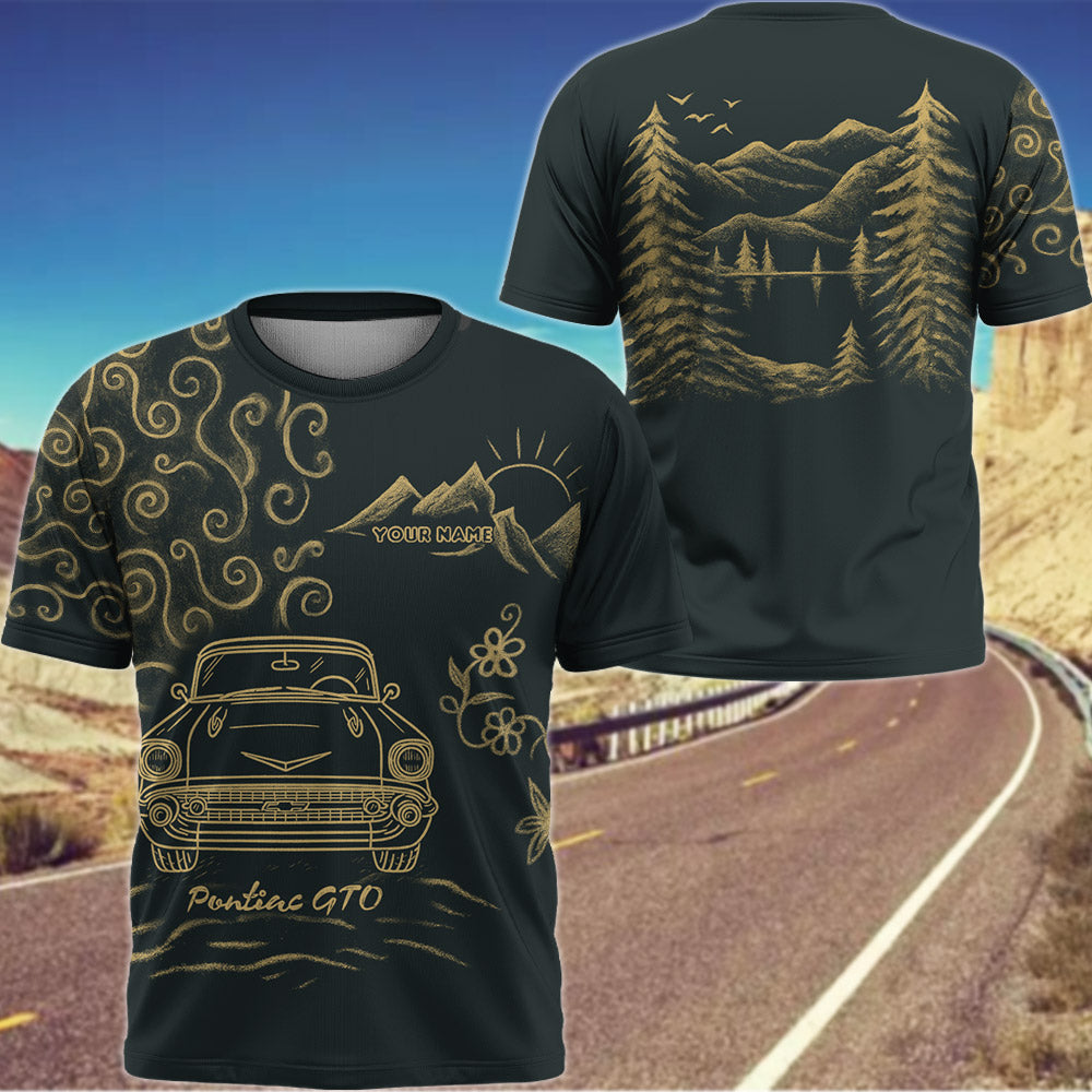 Personalized Bleach Style Car Shirt For Car Lover A2110