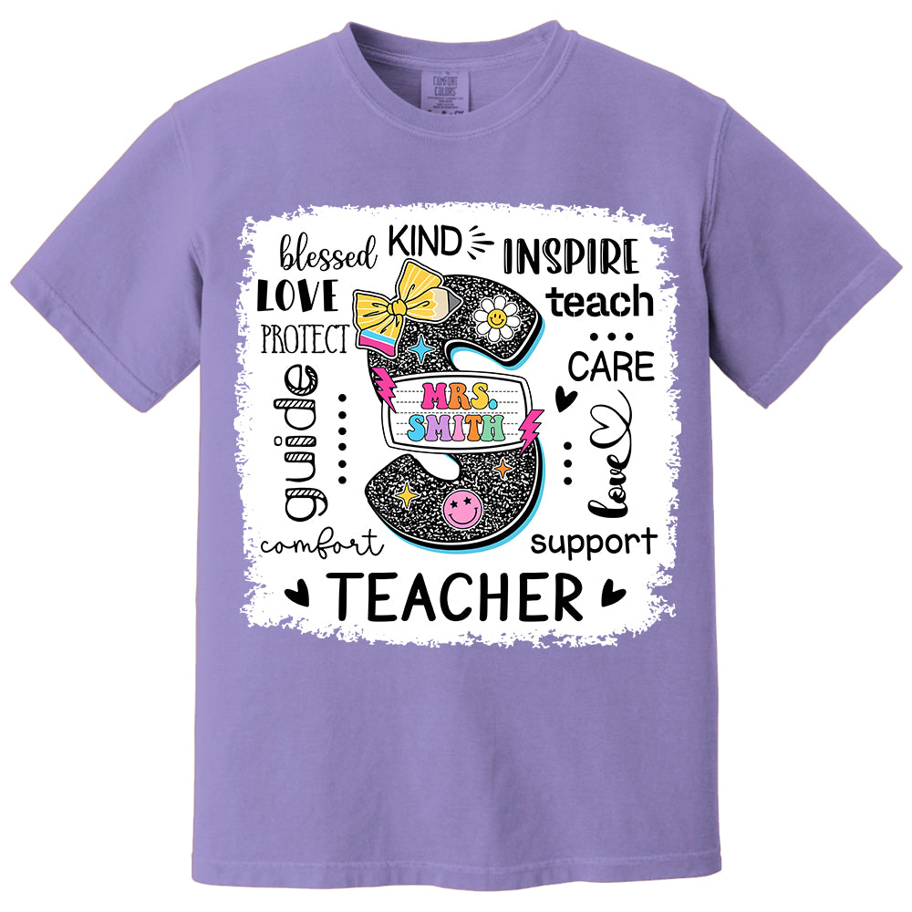 Custom Name T-Shirt Teacher, Appreciation Gift, Back To School Shirt A2110 Do99