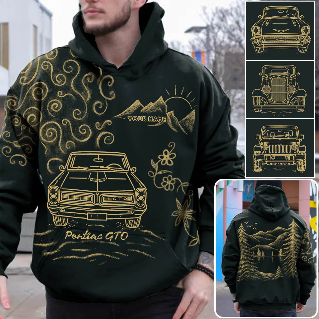 Personalized Bleach Style Car Shirt For Car Lover A2110