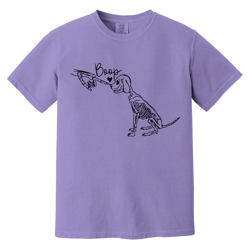 Comfort Colors Dog Skeleton Sweatshirt, Funny Dog Shirt, Dog Lover Gifts, Dog Mom Sweatshirt, Skeleton Sweatshirt, 2025 Happy Halloween