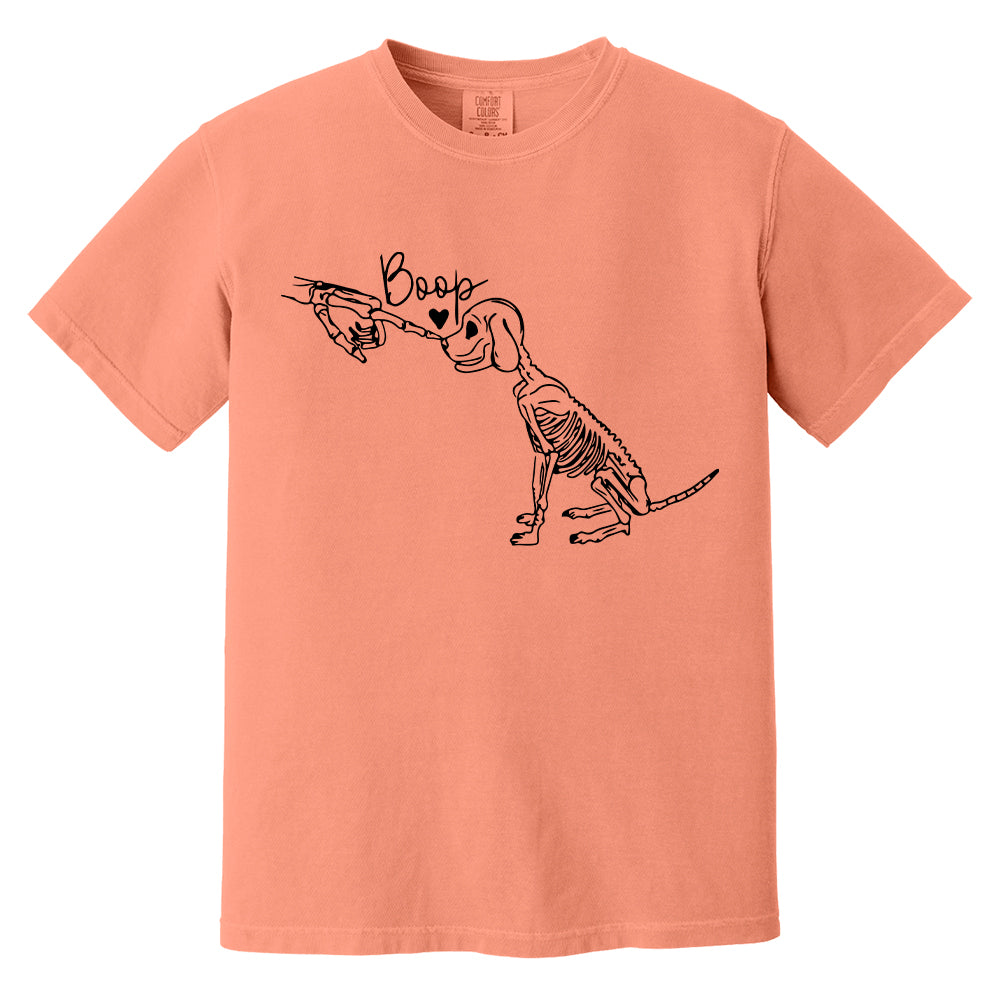 Comfort Colors Dog Skeleton Sweatshirt, Funny Dog Shirt, Dog Lover Gifts, Dog Mom Sweatshirt, Skeleton Sweatshirt, 2025 Happy Halloween