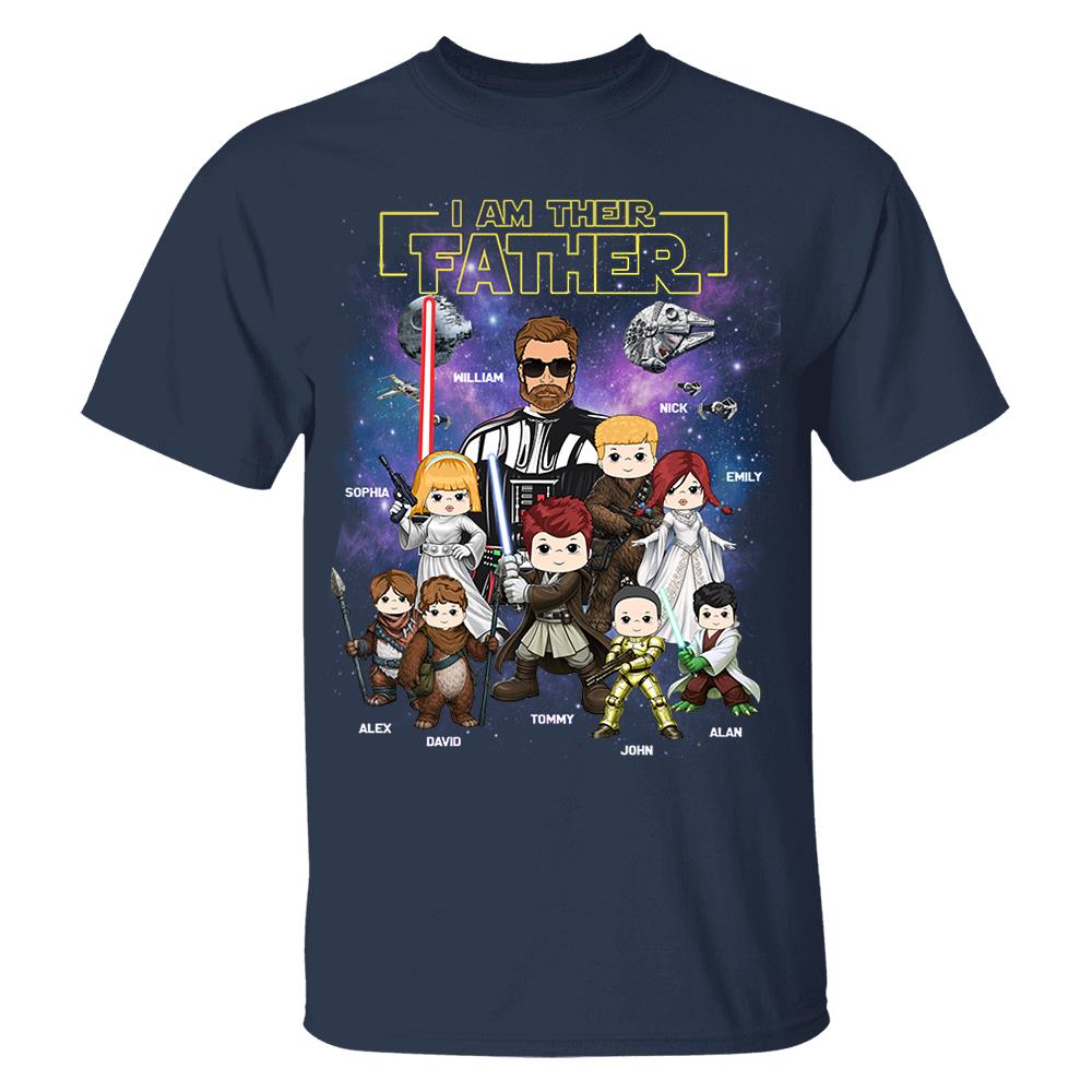 I Am Their Father Custom Vintage Style Shirt For Dad - Father's Day Gift New Nh00