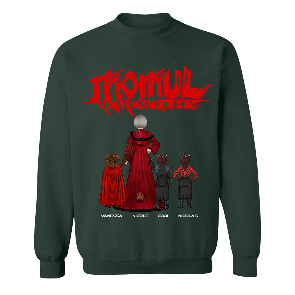 Personalized Momul Shadow Queen Shirt For Mom - Custom Mother's Day Gift 2026