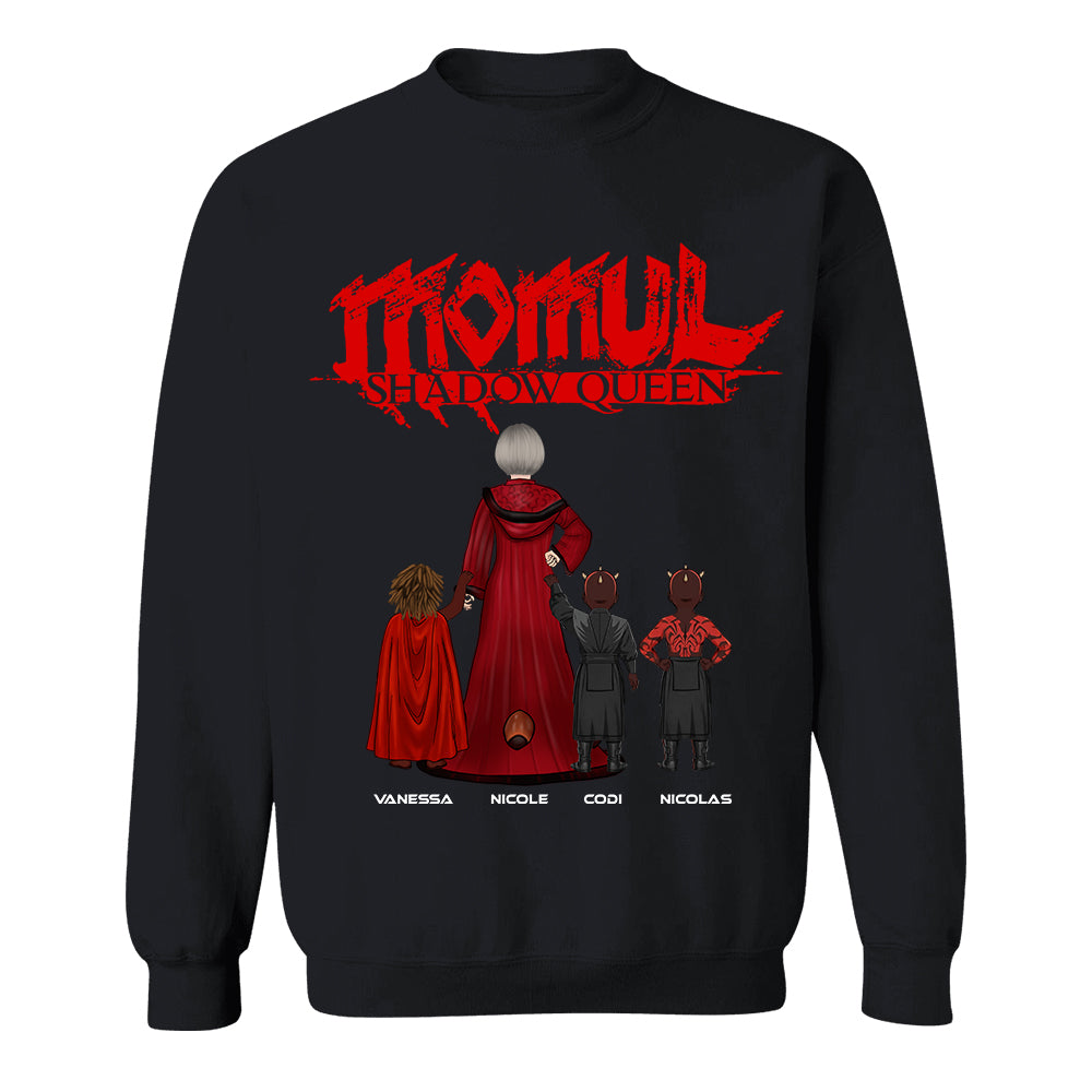 Personalized Momul Shadow Queen Shirt For Mom - Custom Mother's Day Gift 2026