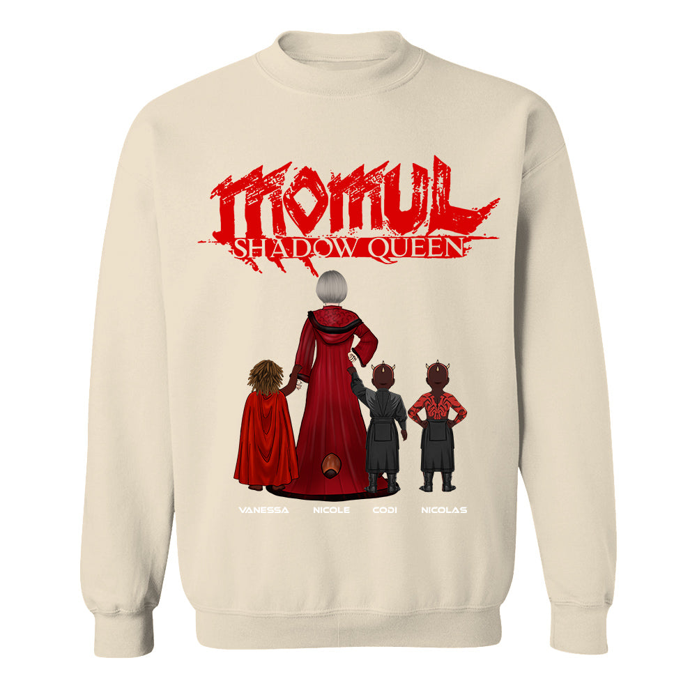 Personalized Momul Shadow Queen Shirt For Mom - Custom Mother's Day Gift 2026