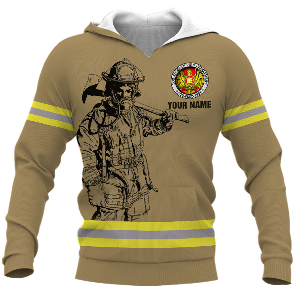 Firefighter All Over Print Shirt Fireman Custom Fire Dept Gift For Firefighters K1702 Trhn