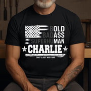 Personalized Dad Bold Badass Shirt,   Father's Day, Gift For Dad L0411 VH01