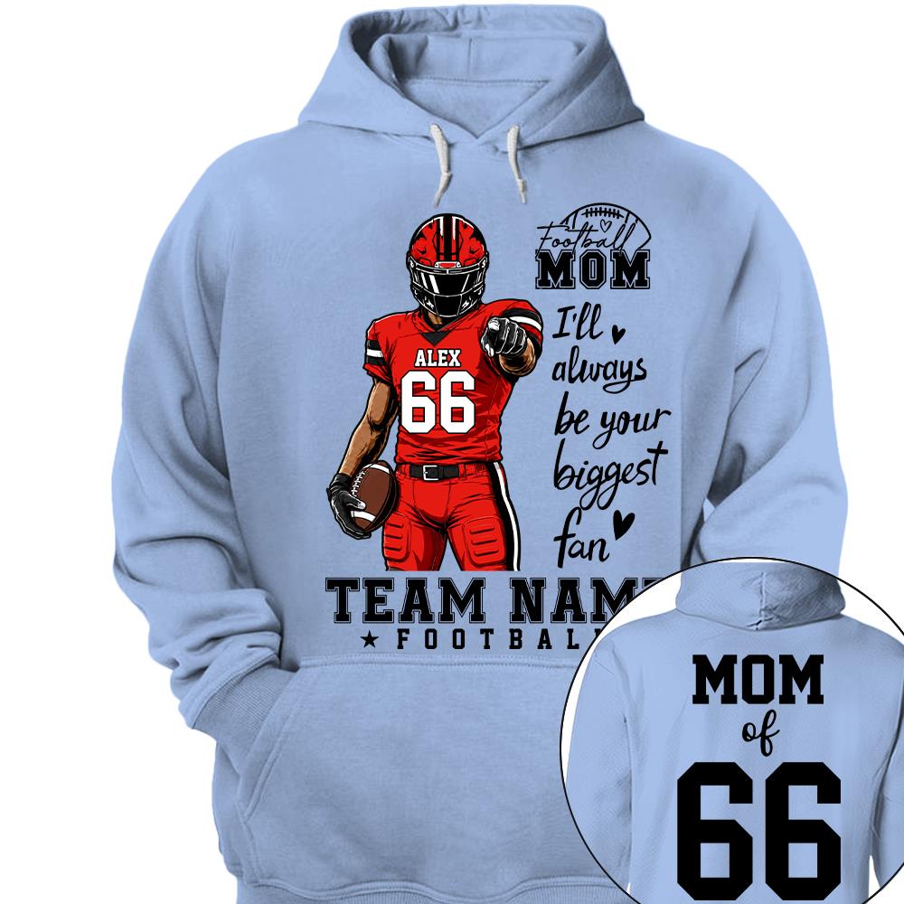 Personalized American Football Mom Shirt - Football GameDay Custom Shirt For Mom, Dad, Family Nh00