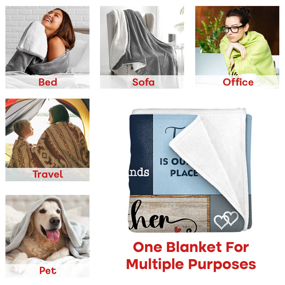 I Love You The Most Together Since Couple - Anniversary, Birthday Gift For Spouse, Husband, Wife, Boyfriend, Girlfriend - Personalized Custom Fleece Blanket - HH0511 Li29