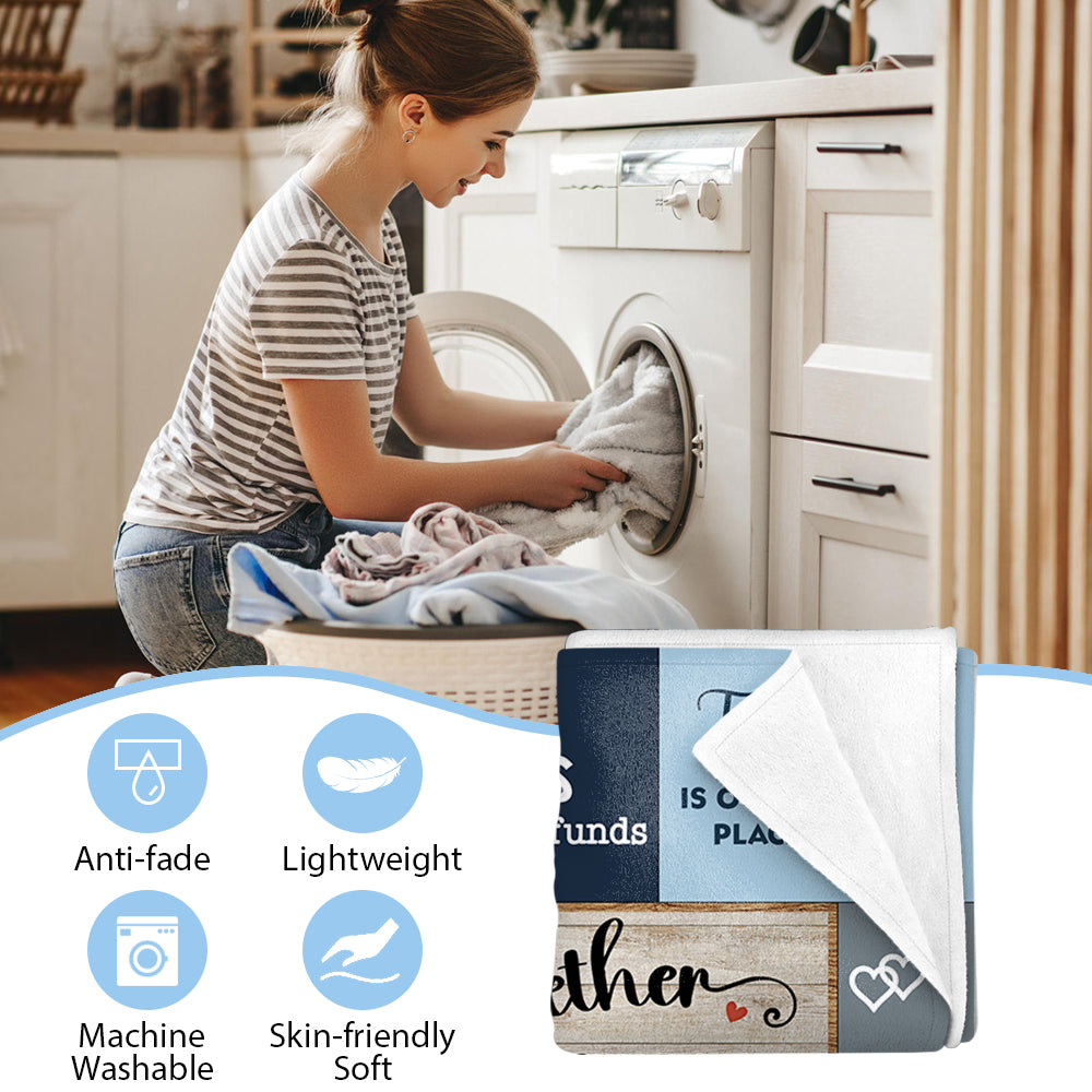 I Love You The Most Together Since Couple - Anniversary, Birthday Gift For Spouse, Husband, Wife, Boyfriend, Girlfriend - Personalized Custom Fleece Blanket - HH0511 Li29