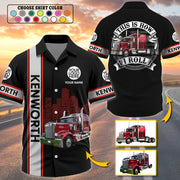This Is How I Roll - Custom Photo Truck For Trucker Shirt Vr2 A2110