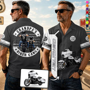 Grandpa’s Biker Gang - Personalized Upload Vechicle Photo Hawaiian Shirt - Personalized Gift For Dad, Grandpa, Biker A2110
