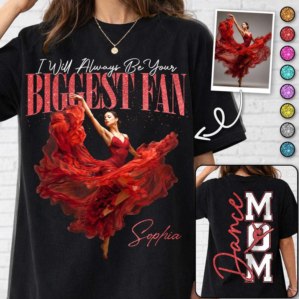 Custom Photo Dance Shirt - Dance Mom, Dad, Family Shirt A2110